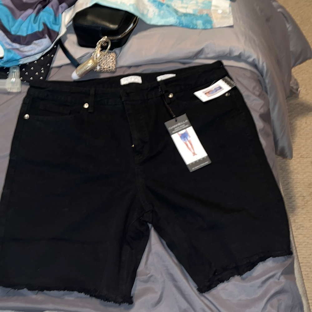 COPY - Black Denim Bermuda Shorts